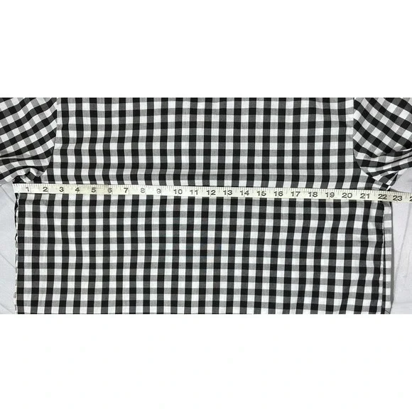 Keith Haring Pajama Set Womens Medium Black Gingham Check Heart Love Cotton - Picture 14 of 15